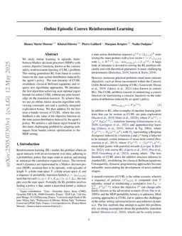 Online Episodic Convex Reinforcement Learning