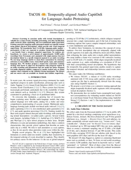 TACOS: Temporally-aligned Audio CaptiOnS for Language-Audio Pretraining