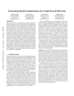Interpreting Graph Inference with Skyline Explanations