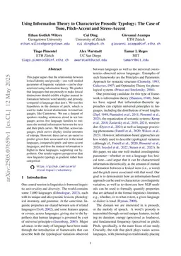 Using Information Theory to Characterize Prosodic Typology: The Case of Tone, Pitch-Accent and Stress-Accent