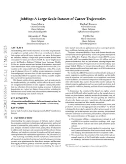 JobHop: A Large-Scale Dataset of Career Trajectories