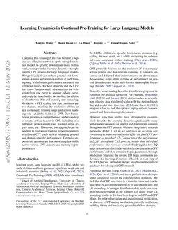 Learning Dynamics in Continual Pre-Training for Large Language Models
