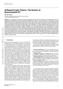 AI-Based Crypto Tokens: The Illusion of Decentralized AI?