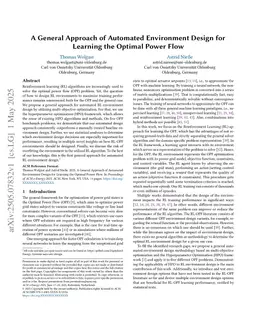 A General Approach of Automated Environment Design for Learning the Optimal Power Flow