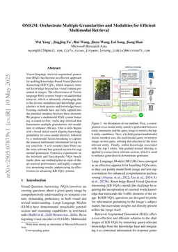 OMGM: Orchestrate Multiple Granularities and Modalities for Efficient Multimodal Retrieval