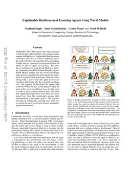 Explainable Reinforcement Learning Agents Using World Models