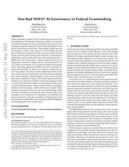 One Bad NOFO? AI Governance in Federal Grantmaking