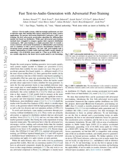 Fast Text-to-Audio Generation with Adversarial Post-Training