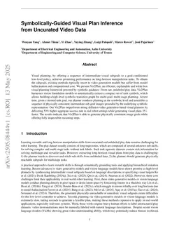 Extracting Visual Plans from Unlabeled Videos via Symbolic Guidance