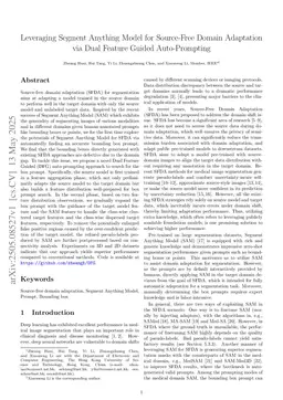 Leveraging Segment Anything Model for Source-Free Domain Adaptation via Dual Feature Guided Auto-Prompting