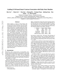Guiding LLM-based Smart Contract Generation with Finite State Machine