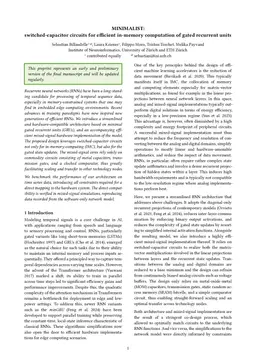 MINIMALIST: switched-capacitor circuits for efficient in-memory computation of gated recurrent units