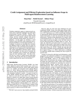 Credit Assignment and Efficient Exploration based on Influence Scope in Multi-agent Reinforcement Learning