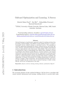 Onboard Optimization and Learning: A Survey