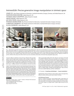 IntrinsicEdit: Precise generative image manipulation in intrinsic space