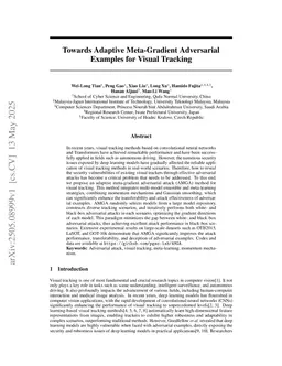 Towards Adaptive Meta-Gradient Adversarial Examples for Visual Tracking