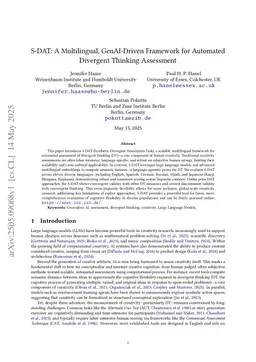 S-DAT: A Multilingual, GenAI-Driven Framework for Automated Divergent Thinking Assessment