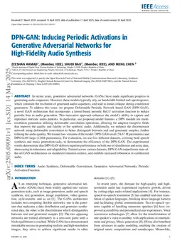 DPN-GAN: Inducing Periodic Activations in Generative Adversarial Networks for High-Fidelity Audio Synthesis