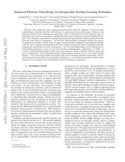 Enhanced Photonic Chip Design via Interpretable Machine Learning Techniques
