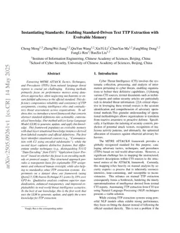 Instantiating Standards: Enabling Standard-Driven Text TTP Extraction with Evolvable Memory