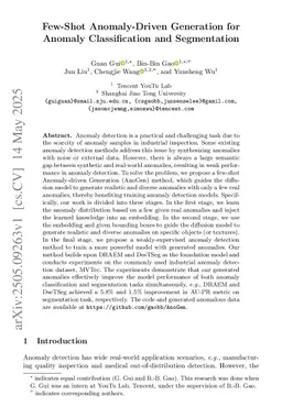 Few-Shot Anomaly-Driven Generation for Anomaly Classification and Segmentation