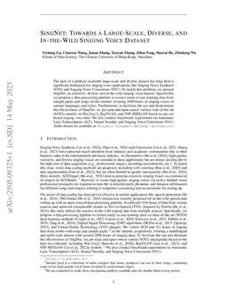 SingNet: Towards a Large-Scale, Diverse, and In-the-Wild Singing Voice Dataset