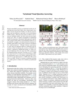 Variational Visual Question Answering for Uncertainty-Aware Selective Prediction