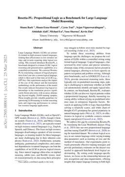 Rosetta-PL: Propositional Logic as a Benchmark for Large Language Model Reasoning