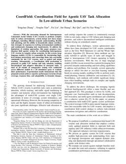 CoordField: Coordination Field for Agentic UAV Task Allocation In Low-altitude Urban Scenarios