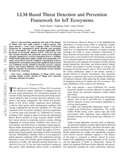 LLM-Based Threat Detection and Prevention Framework for IoT Ecosystems