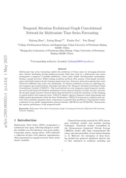 Temporal Attention Evolutional Graph Convolutional Network for Multivariate Time Series Forecasting