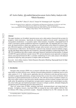 AI2-Active Safety: AI-enabled Interaction-aware Active Safety Analysis with Vehicle Dynamics