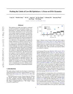 Pushing the Limits of Low-Bit Optimizers: A Focus on EMA Dynamics