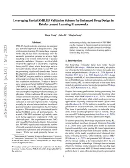 Leveraging Partial SMILES Validation Scheme for Enhanced Drug Design in Reinforcement Learning Frameworks