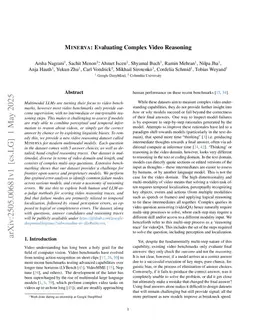 MINERVA: Evaluating Complex Video Reasoning