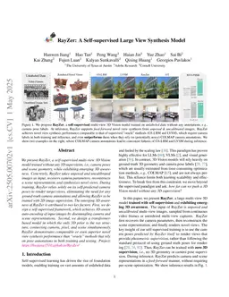 RayZer: A Self-supervised Large View Synthesis Model