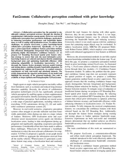 Fast2comm:Collaborative perception combined with prior knowledge
