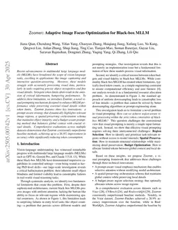 Zoomer: Adaptive Image Focus Optimization for Black-box MLLM