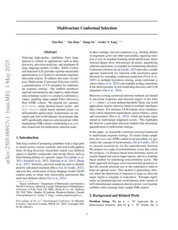 Multivariate Conformal Selection