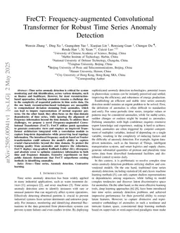 FreCT: Frequency-augmented Convolutional Transformer for Robust Time Series Anomaly Detection
