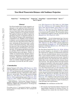 Tree-Sliced Wasserstein Distance with Nonlinear Projection