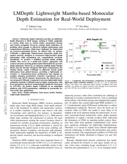 LMDepth: Lightweight Mamba-based Monocular Depth Estimation for Real-World Deployment
