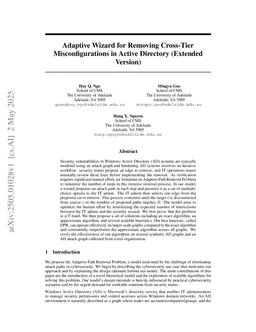 Adaptive Wizard for Removing Cross-Tier Misconfigurations in Active Directory