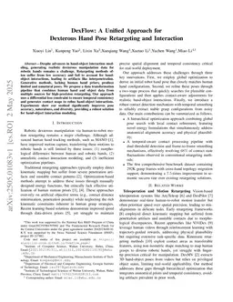 DexFlow: A Unified Approach for Dexterous Hand Pose Retargeting and Interaction