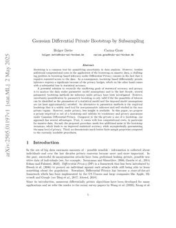 Gaussian Differential Private Bootstrap by Subsampling