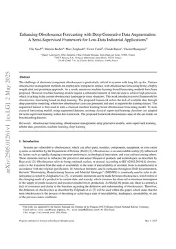 Enhancing Obsolescence Forecasting with Deep Generative Data Augmentation: A Semi-Supervised Framework for Low-Data Industrial Applications
