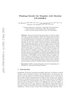 Thinking Outside the Template with Modular GP-GOMEA