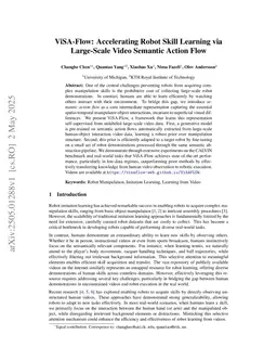 ViSA-Flow: Accelerating Robot Skill Learning via Large-Scale Video Semantic Action Flow