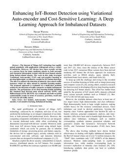 Enhancing IoT-Botnet Detection using Variational Auto-encoder and Cost-Sensitive Learning: A Deep Learning Approach for Imbalanced Datasets