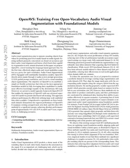 OpenAVS: Training-Free Open-Vocabulary Audio Visual Segmentation with Foundational Models